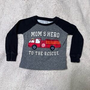 The Children’s Place Firetruck PJ Top 6-9 Months